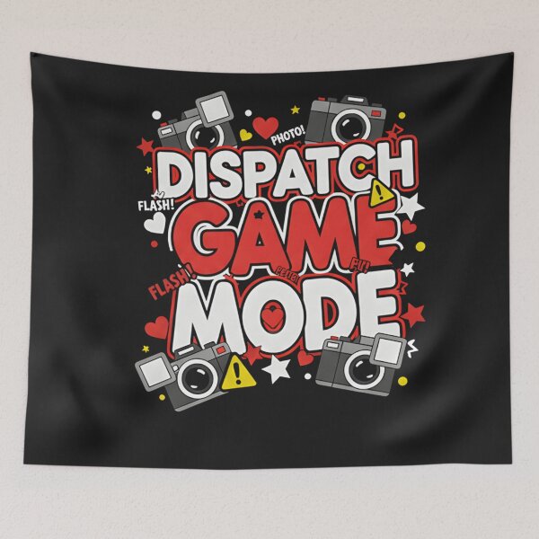 Item preview, Dispatch Game Mode Meme T-Shirt – Chaotic Gen Z Paparazzi Humor, Internet Culture Aesthetic designed and sold by ZyxDes.