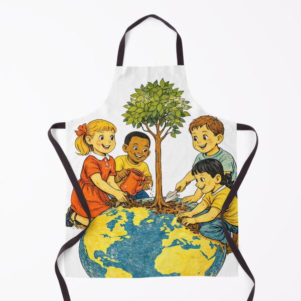 Item preview, Protect Our Planet – Retro Kids Edition designed and sold by LoveLaxmi Arts.