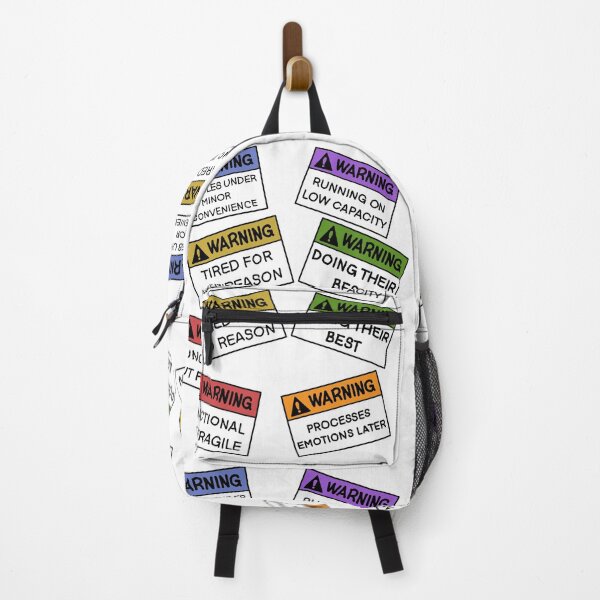 Item preview, Emotional Warning Label Sticker Pack designed and sold by BLeePCreations.