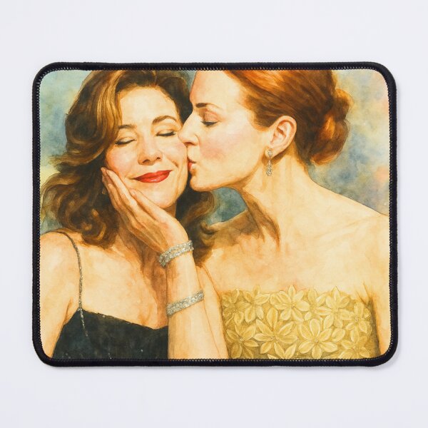 Item preview, Katherine and Bree Cheek Kiss - Fan Art designed and sold by Stephisy.
