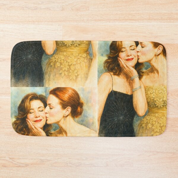 Item preview, Katherine and Bree Cheek Kiss - Fan Art designed and sold by Stephisy.