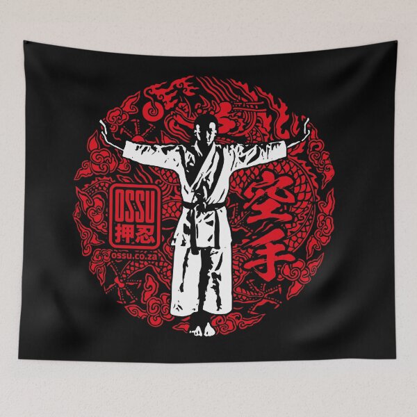 Item preview, Bongi Unsu Karate Dragon Circle Graphic Shirt designed and sold by Ossu-Couture.