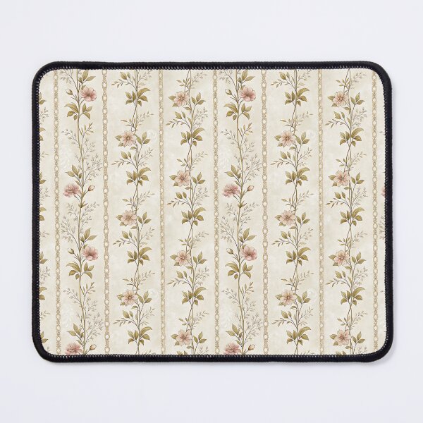 Item preview, Bloom & Band – Vertical Elegance in Soft Gold designed and sold by PatternFlux.