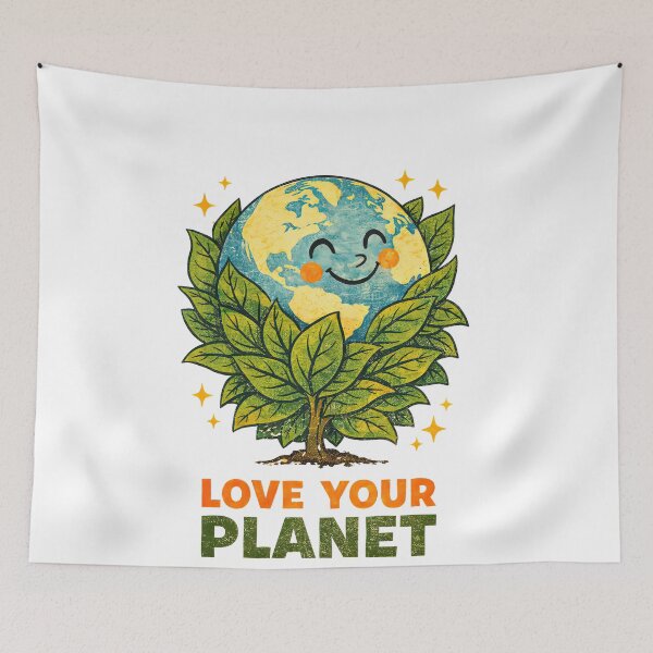 Item preview, Go Green – Vintage Earth Care designed and sold by LoveLaxmi Arts.