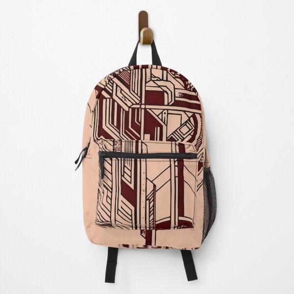 Item preview, Art Déco Elegance RedBlk designed and sold by UrbanPrts.