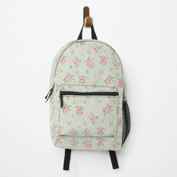 Item preview, Blossom Check – Petals, Plaid & Spring Charm designed and sold by PatternFlux.