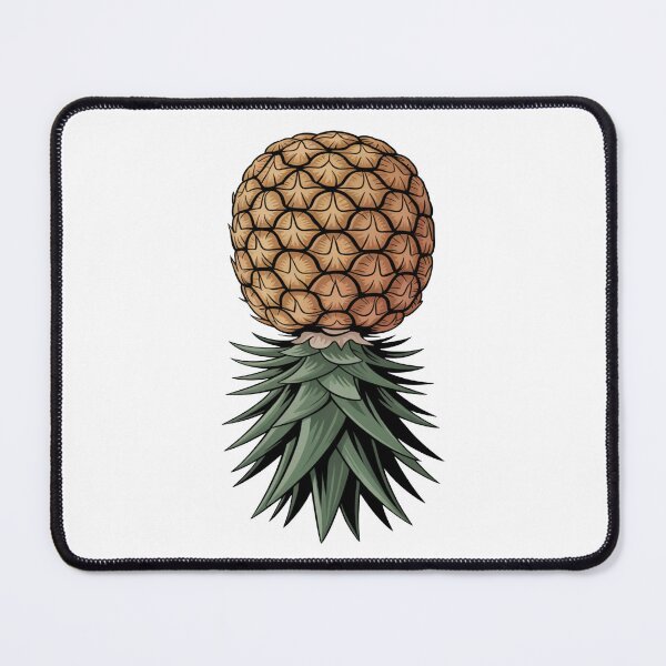 Item preview, Upside Down Pineapple Minimal Illustration – Tropical Fruit Art with Bold Vector Style designed and sold by flagylART.