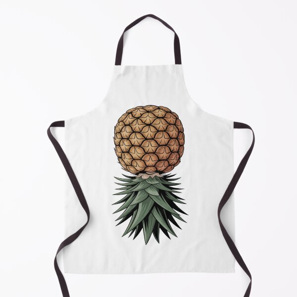 Item preview, Upside Down Pineapple Minimal Illustration – Tropical Fruit Art with Bold Vector Style designed and sold by flagylART.