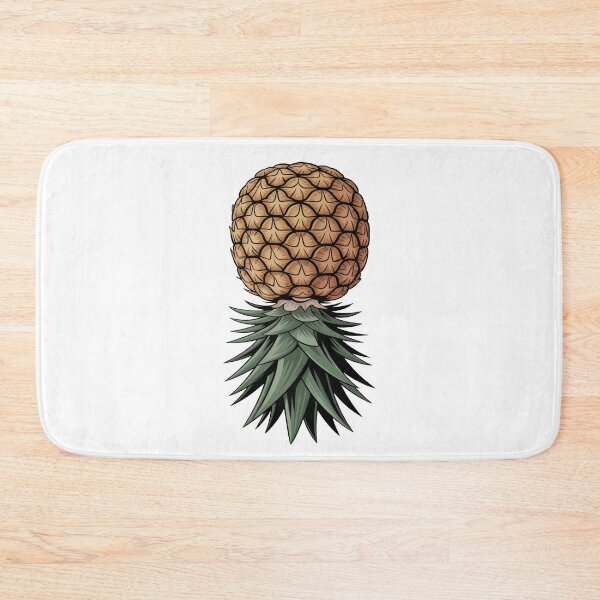 Item preview, Upside Down Pineapple Minimal Illustration – Tropical Fruit Art with Bold Vector Style designed and sold by flagylART.