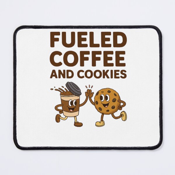 Item preview, Fueled by Cookies, Coffee & Good Vibes designed and sold by Fouziaart08.