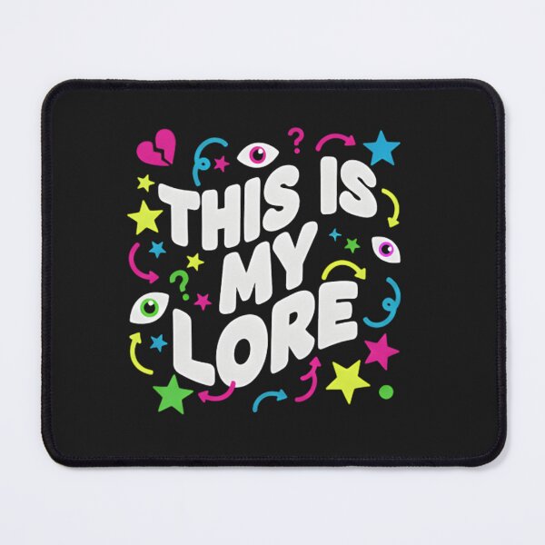 Item preview, This Is My Lore Brainrot Meme T-Shirt – Chaotic Gen Z Text, Surreal Aesthetic Icons designed and sold by ZyxDes.