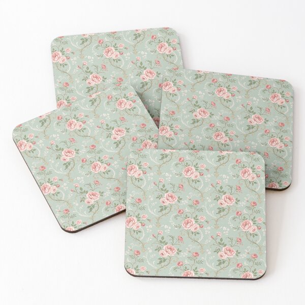 Item preview, Rosy Regal – Swirls, Blooms & Garden Gold designed and sold by PatternFlux.