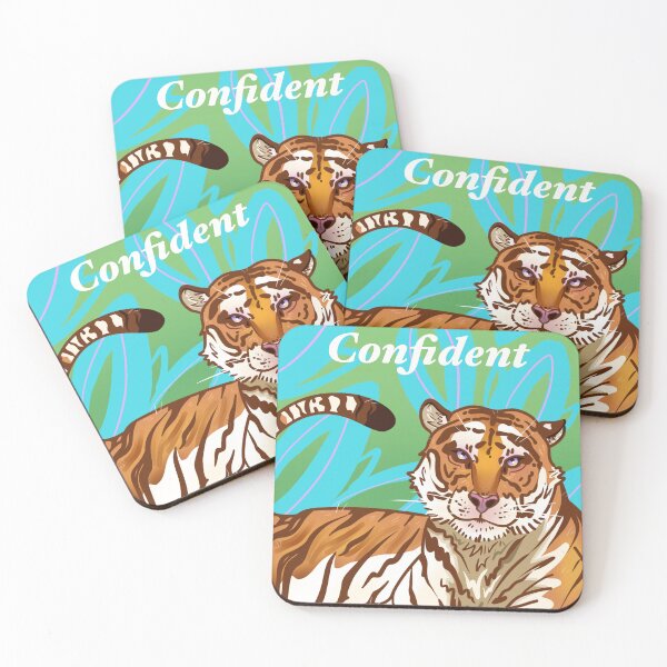 Item preview, Big Cat Affirmations : Confident (Tiger) designed and sold by LucaRitchieArt.