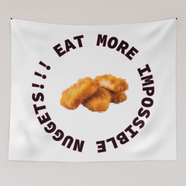 Item preview, eat more impossible chicken nuggets designed and sold by cadetgallery.