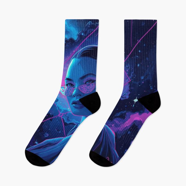 Item preview, Cosmic Woman Neon Portrait designed and sold by Uniquely Yours.