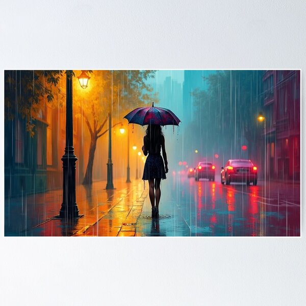 Item preview, The Lonely Umbrella designed and sold by Undersea Ai Art.