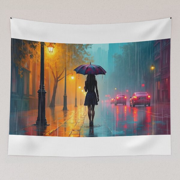 Item preview, The Lonely Umbrella designed and sold by Undersea Ai Art.