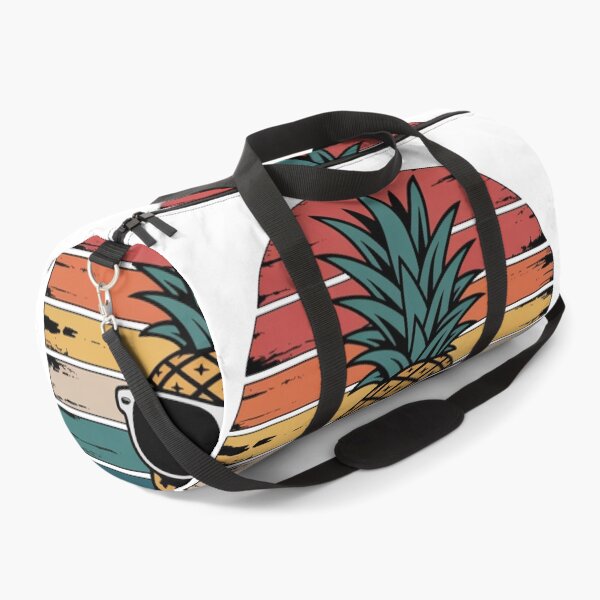 Item preview, Cool Pineapple with Sunglasses – Retro Sunset Tropical Illustration Art designed and sold by flagylART.