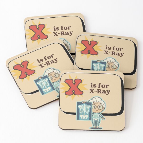 Item preview, The Senior ABCs Flashcard Series: X is for X-Ray - Skeleton Crew -  Retro Humor Collection designed and sold by Searching ideas.