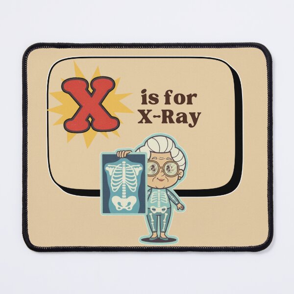 Item preview, The Senior ABCs Flashcard Series: X is for X-Ray - Skeleton Crew -  Retro Humor Collection designed and sold by Searching ideas.