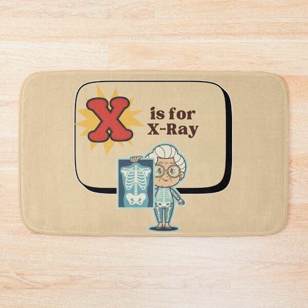 Item preview, The Senior ABCs Flashcard Series: X is for X-Ray - Skeleton Crew -  Retro Humor Collection designed and sold by Searching ideas.