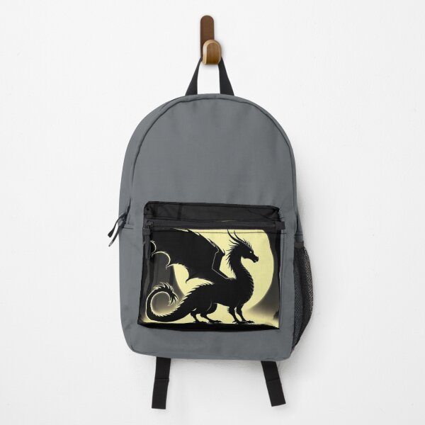 Item preview, Copy of Mystical Dragon Silhouette with Twisting Tail under Moonlit Sky Design designed and sold by NovaDigitalArt45.