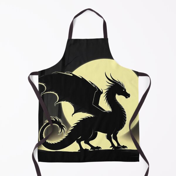 Item preview, Copy of Mystical Dragon Silhouette with Twisting Tail under Moonlit Sky Design designed and sold by NovaDigitalArt45.