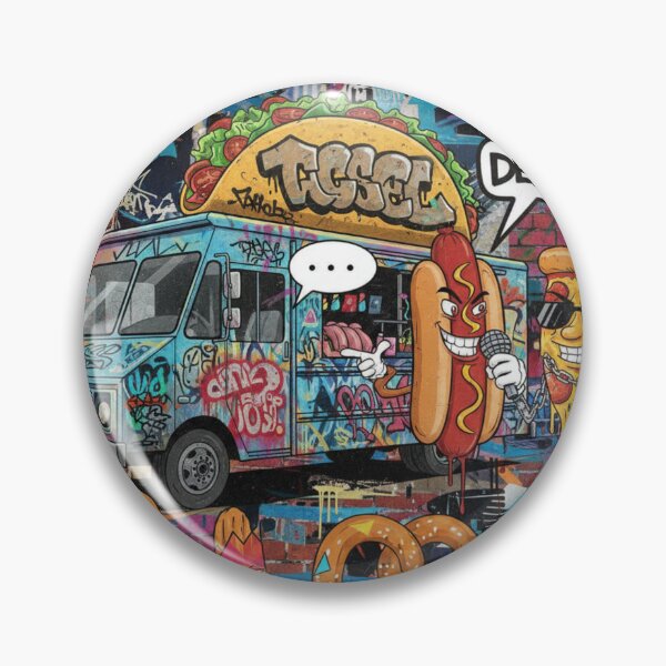 Item preview, Street Food Talk – Urban Talking Food Tee designed and sold by COYOTE.