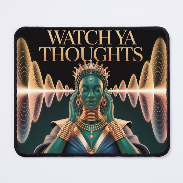 Item preview, WATCH YA THOUGHTS (THE GREEN QUEEN)) designed and sold by AqualabDesigns.