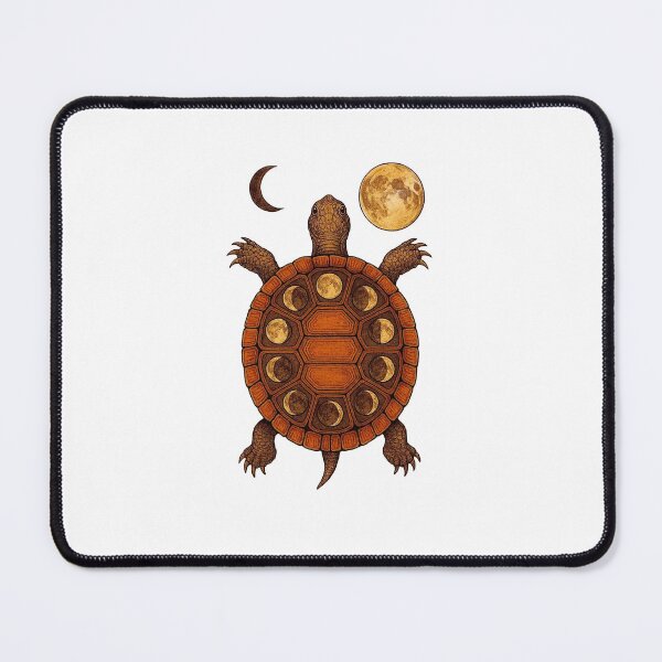 Item preview, Tortoise with sun and moon designed and sold by KajalGulgulia.