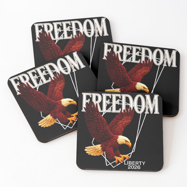 Item preview, Embroidered Eagle Freedom Liberty 2026 Text Based designed and sold by DivineHaven.