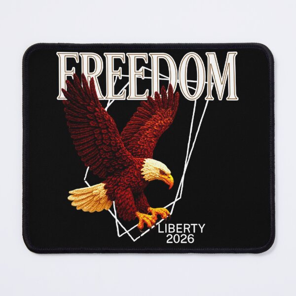 Item preview, Embroidered Eagle Freedom Liberty 2026 Text Based designed and sold by DivineHaven.