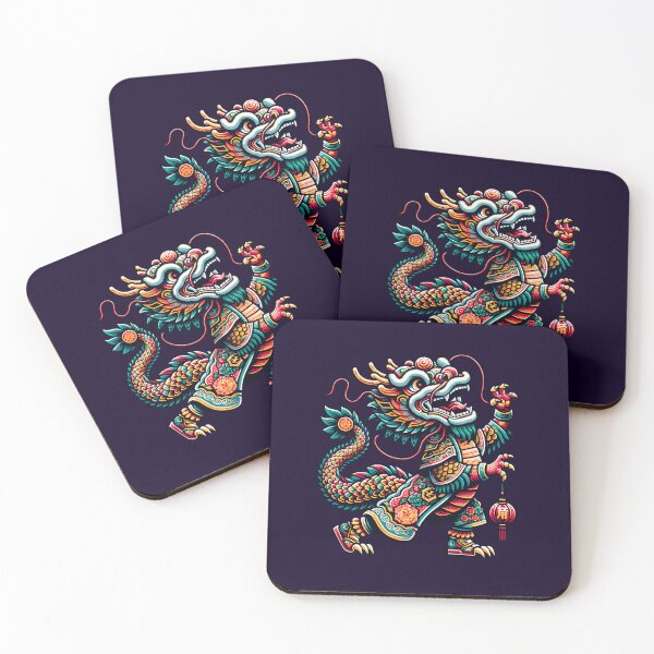 Item preview, Majestic Walking Chinese Dragon Holding A Red Lantern designed and sold by Trendsecne.