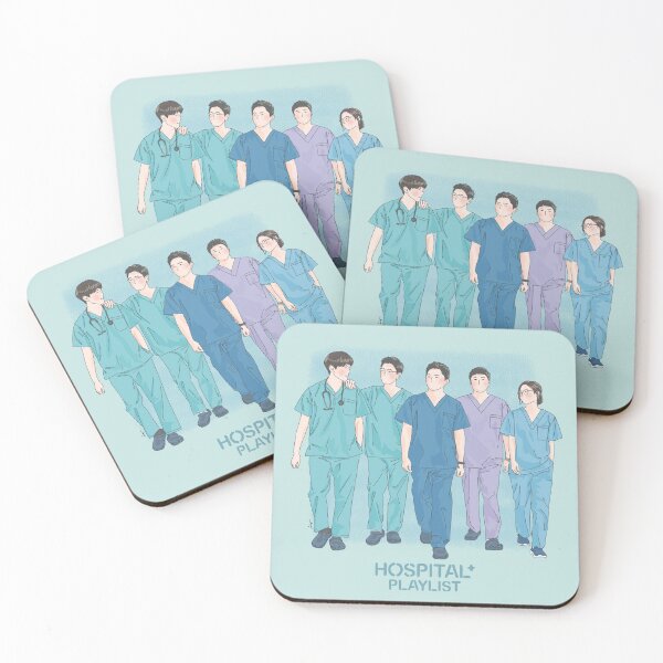 Item preview, Hospital Playlist - Kdrama Fan Art designed and sold by Ing.Doodle.