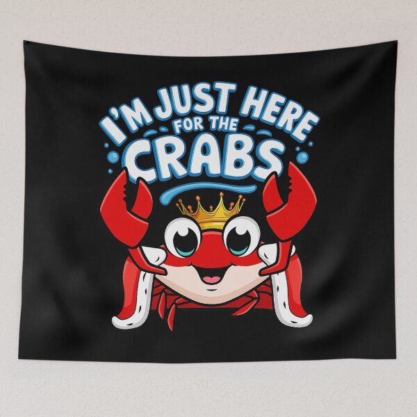 Item preview, Cute King Crab Funny Seafood Shirt designed and sold by LarryMBrown.