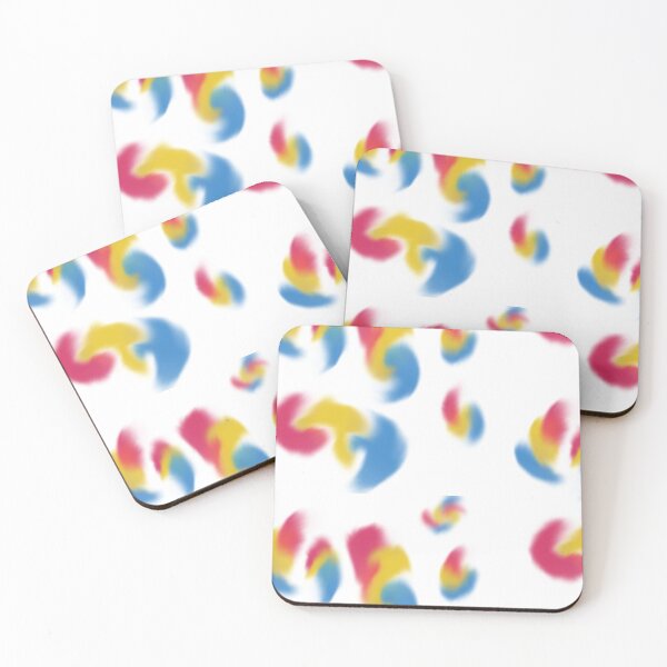 Item preview, pink, yellow, blue blobs designed and sold by Kawaiicinnamon.