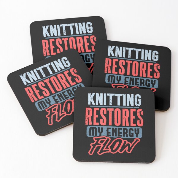 Item preview, Knitting Restores My Energy Flow Knitter designed and sold by AileighKyser.