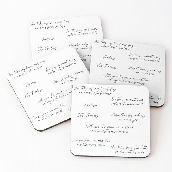Item preview, Fearless Lyrics Sticker Pack designed and sold by melissaa7825.