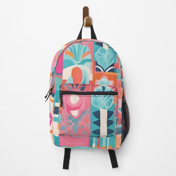 Item preview, Colorful pattern – Abstract tropical art in mid-century style designed and sold by The-Art-End.