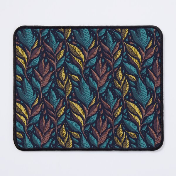 Item preview, Midnight Forest Foliage - Elegant Jewel-Toned Leaf Seamless Pattern designed and sold by PrithviApparels.