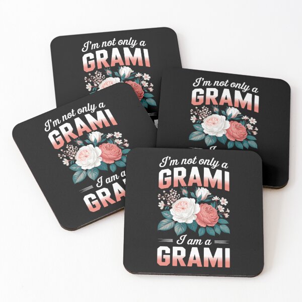 Item preview, Flowers Happy Day Me I'm Not Only A Grami  A Great Grami designed and sold by IdunayaStore.