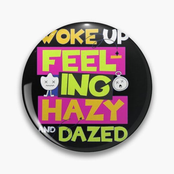 Item preview, Woke Up Hazy Dazed Neon Pink and Lime Green Art Print designed and sold by GenZFashion000.