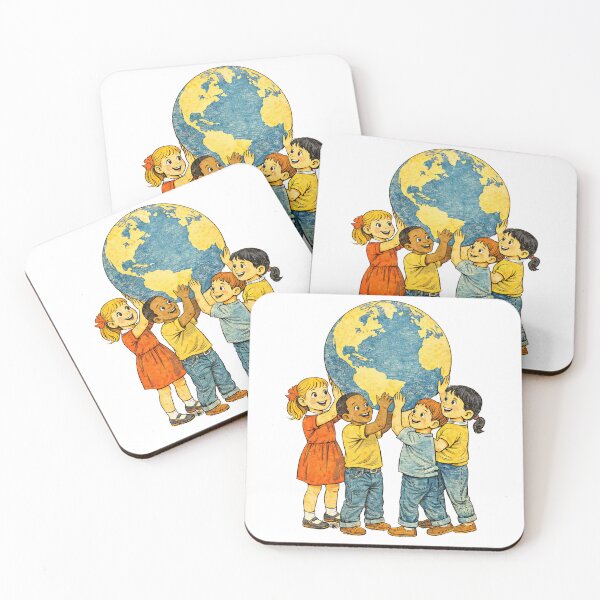 Item preview, Children Save the Earth designed and sold by LoveLaxmi Arts.