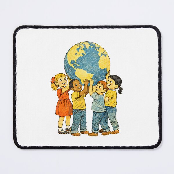 Item preview, Children Save the Earth designed and sold by LoveLaxmi Arts.
