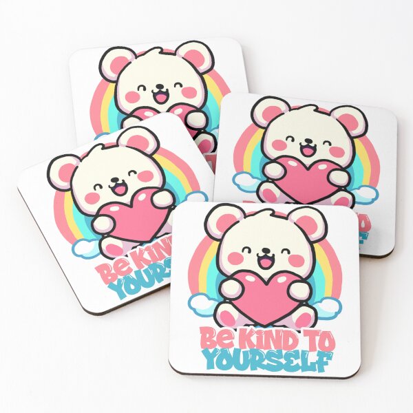 Item preview, Be Kind to Yourself Cute Bear designed and sold by Gradasee.