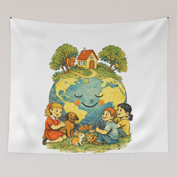 Item preview, Nature Is Our Home designed and sold by LoveLaxmi Arts.
