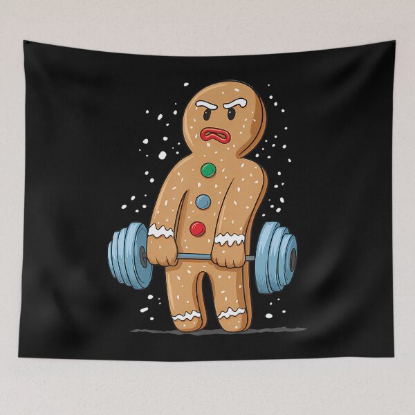 Item preview, Gingerbread Weightlifting — Holiday Workout designed and sold by iekaymoung37.