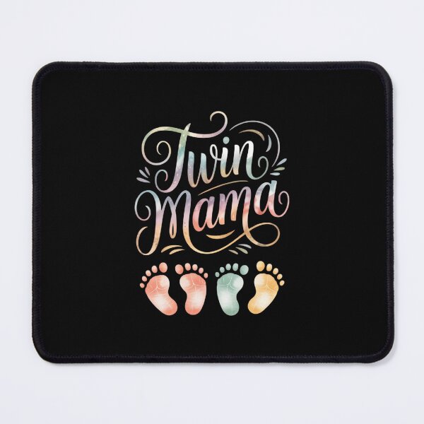Item preview, Floral Twin Mama Mom to Be Pregnant with Twins Pregnancy designed and sold by EllenJast.
