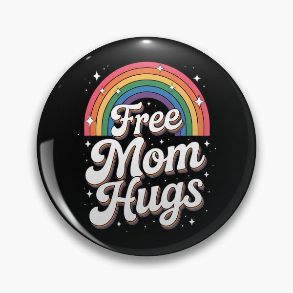Item preview, Free Mom Hugs Rainbow Heart LGBT Flag LGBT Pride Month designed and sold by EllenJast.