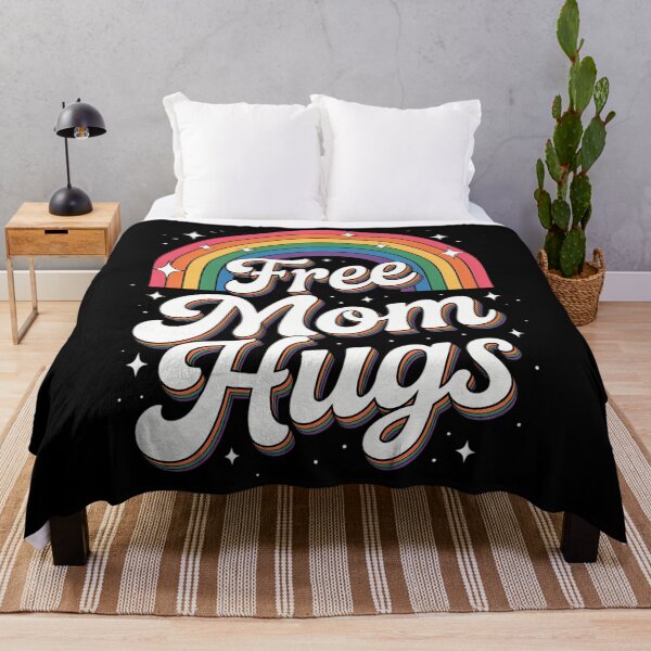 Item preview, Free Mom Hugs Rainbow Heart LGBT Flag LGBT Pride Month designed and sold by EllenJast.